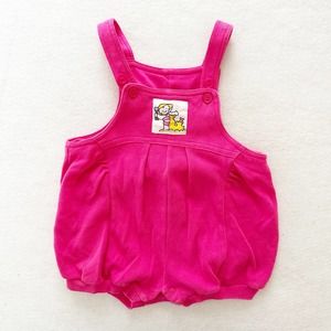 Vintage Sandcastle Beach Girl Baby Romper